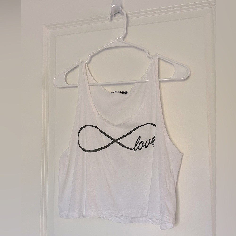 Brandy Melville Love Infinity Tank Top